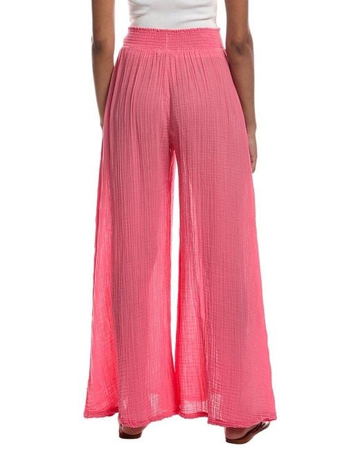 Michael Stars Pink Simba Extra Wide Pant