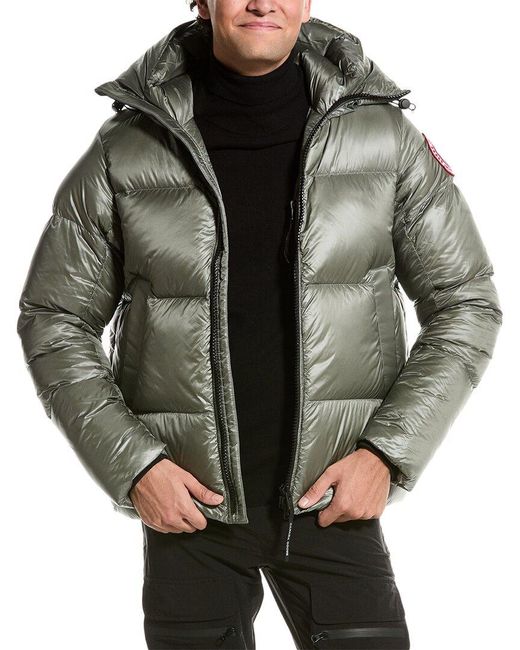 Canada Goose Gray Crofton Puffer Jacket for men