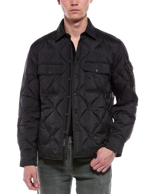 Rag & Bone Black Padded Dane Jacket for men