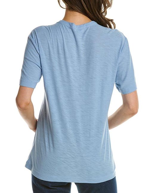 James Perse Blue Oversized Jersey T-shirt