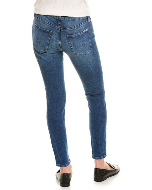 Hudson Jeans Natalie Cassia Skinny Jean in Blue | Lyst