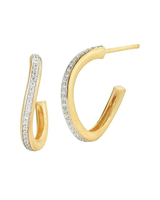 Reiss Metallic 14k 0.26 Ct. Tw. Diamond Earrings