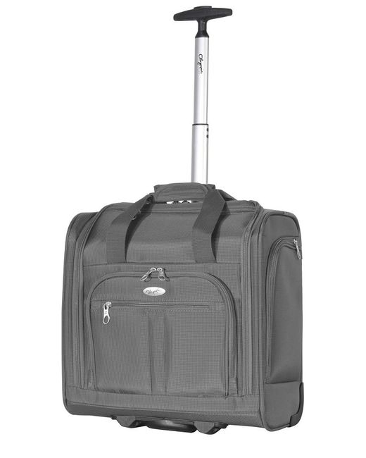 Olympia Gray Usa Lansing Under The Seat Wheeled Tote Carry-on