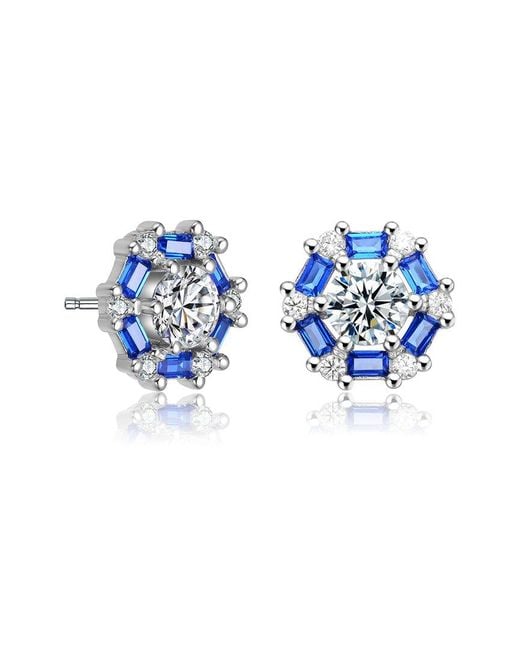 Rachel Glauber Blue Studs