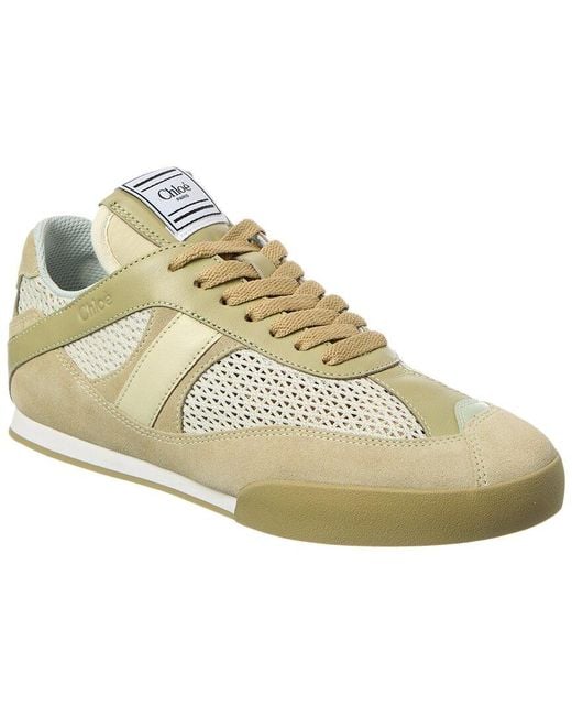 Chloé White Kick Leather Sneaker