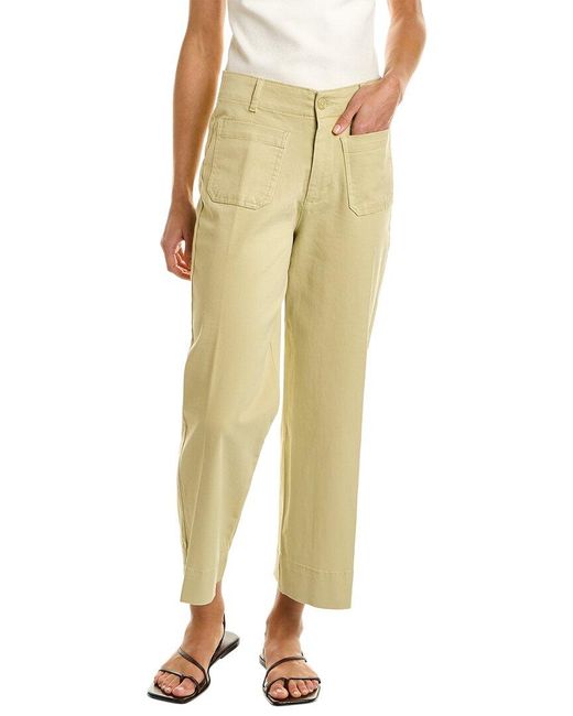 Bagatelle Yellow Peached Twill Patch Pocket Pant