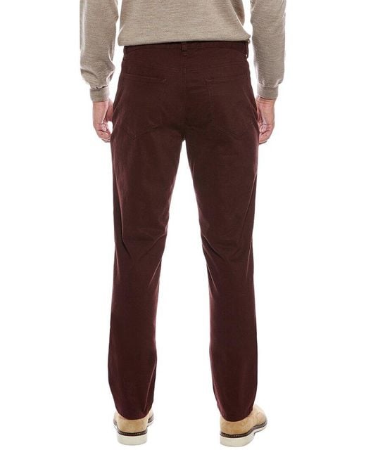 Vince Red Peached Henry Pant for men