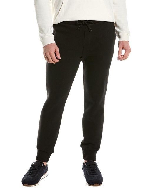 Theory Black Essential Sweatpant for men