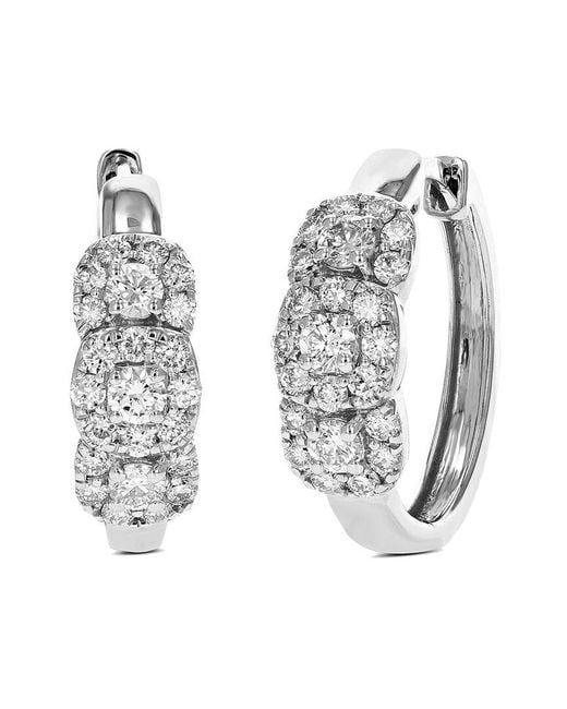 Amairah White 14K 1.00 Ct. Tw. Lab-Grown Diamond Earrings