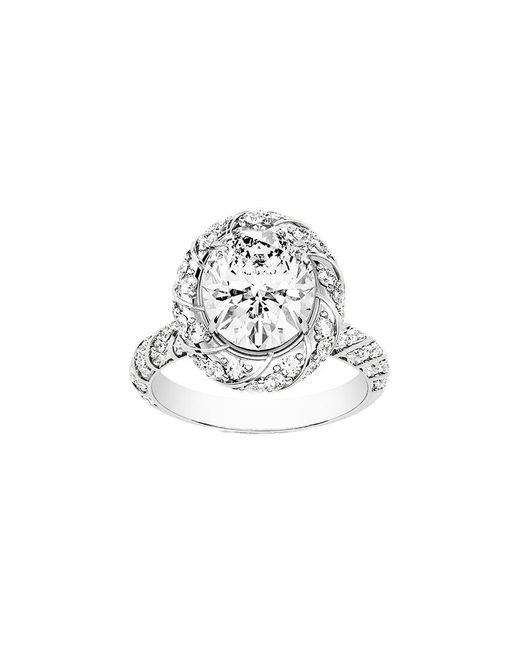 Lab Grown Diamonds White Amairah 14K 4.00 Ct. Tw. Lab-Grown Diamond Engagement Ring