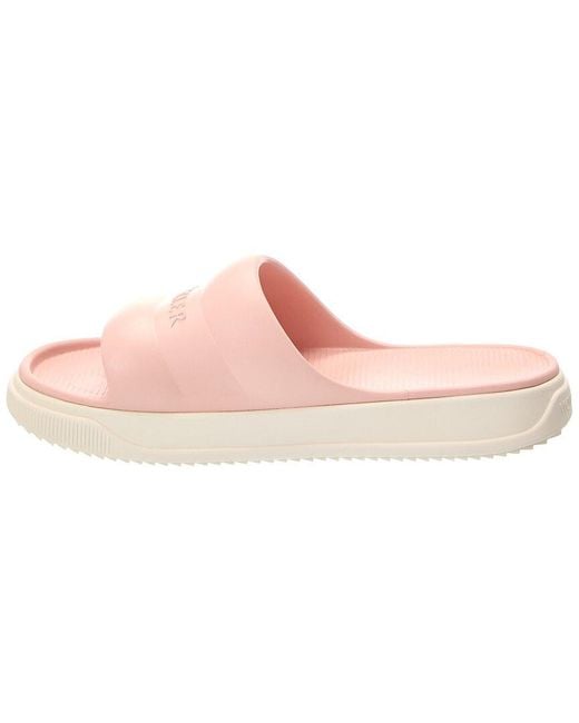 Moncler Pink Altive Rubber Slide