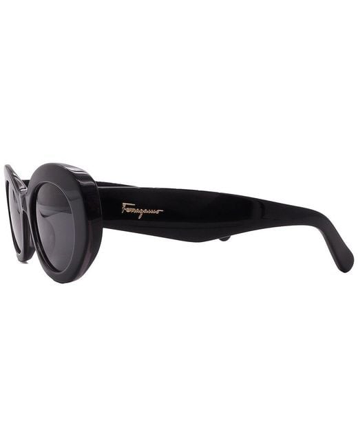 Ferragamo Black 53Mm Sunglasses