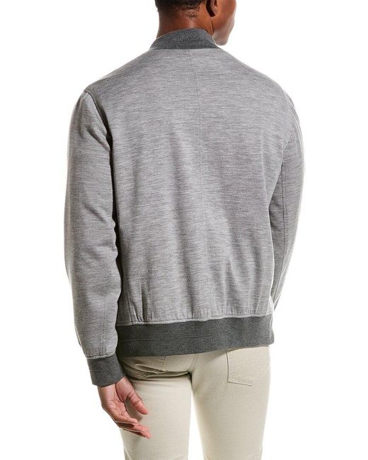 Brunello Cucinelli Gray Wool & Cashmere-blend Jacket for men