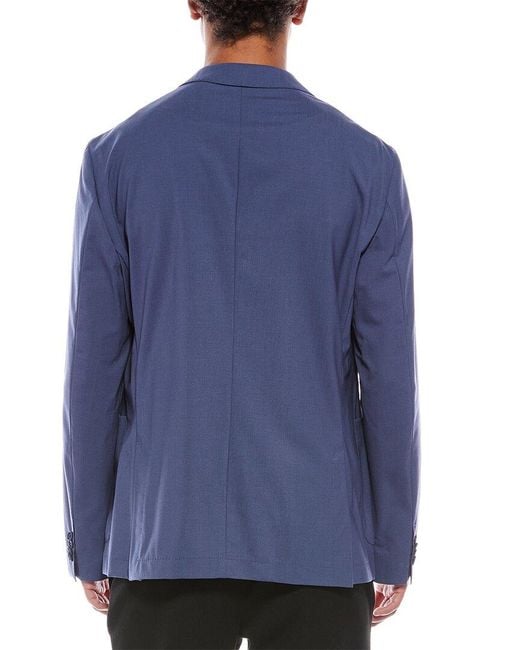 Boss Blue Hanry Wool-Blend Jacket for men