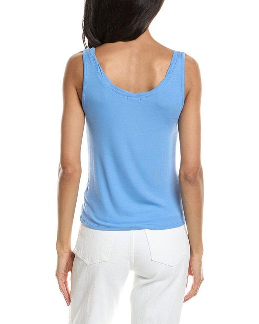 Splendid Blue Twist Neck Tank