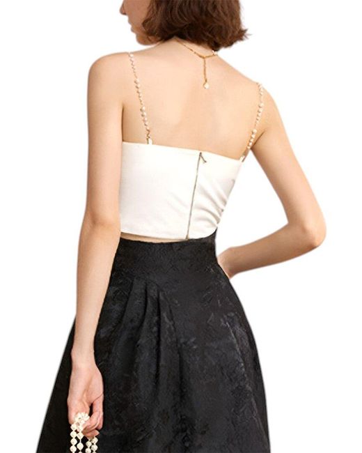 VERA DOLINI White Esea Top