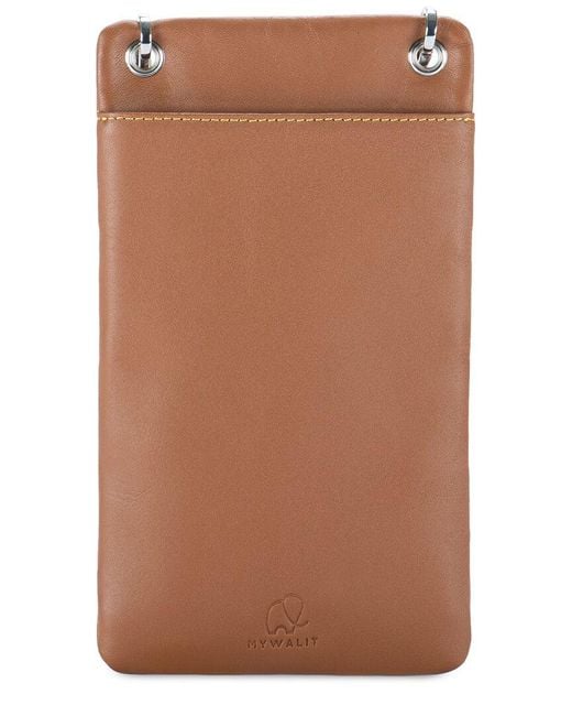 Mywalit Multicolor Leather Travel Neck Purse