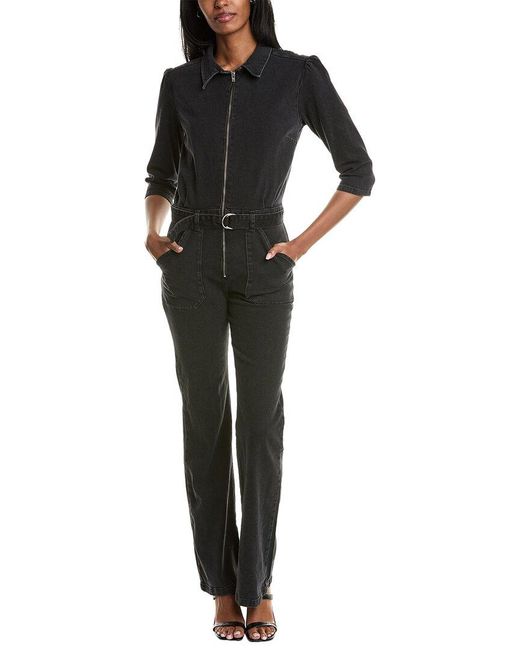 Ba&sh Black Denim Jumpsuit