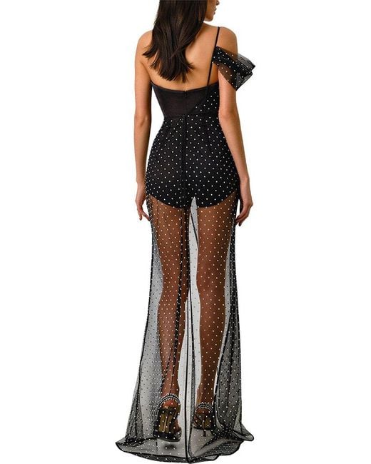 Linda Charm Black Mini Dress