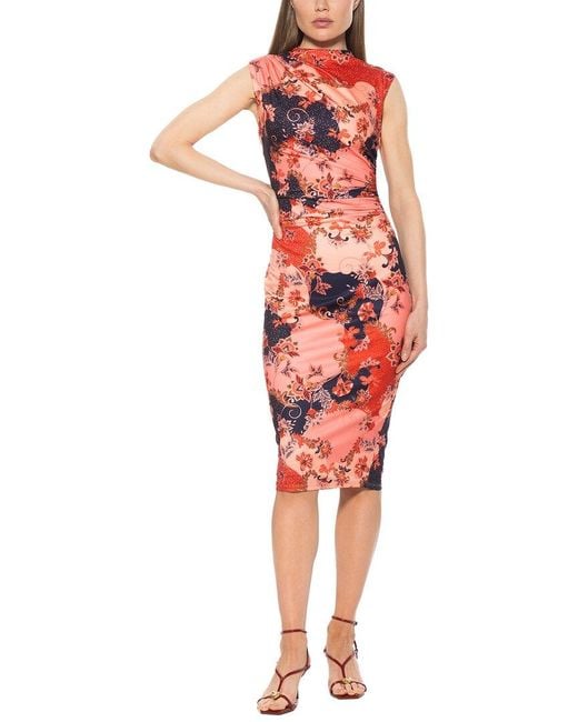 Alexia Admor Red Jan Sheath Dress
