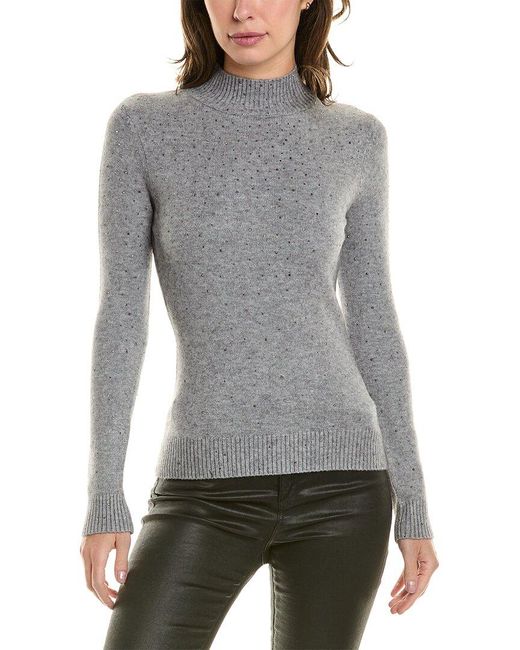 Donna Karan Gray Twilight Sweater
