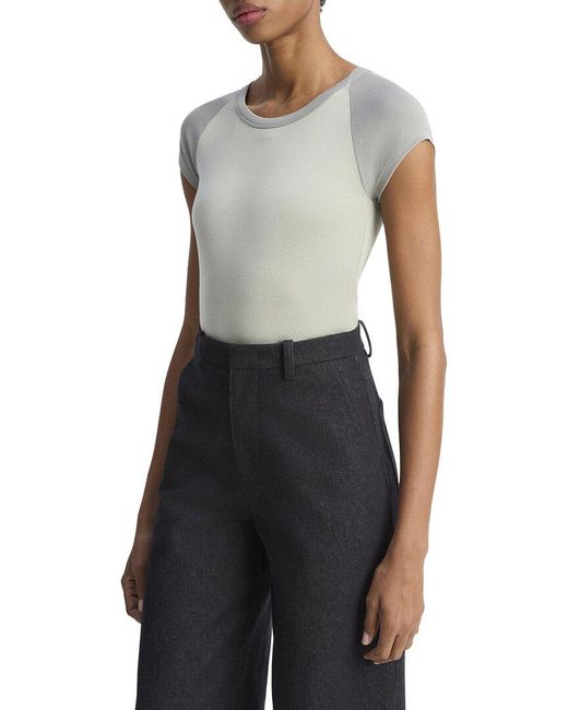 Vince Multicolor Raglan Color Block T-Shirt