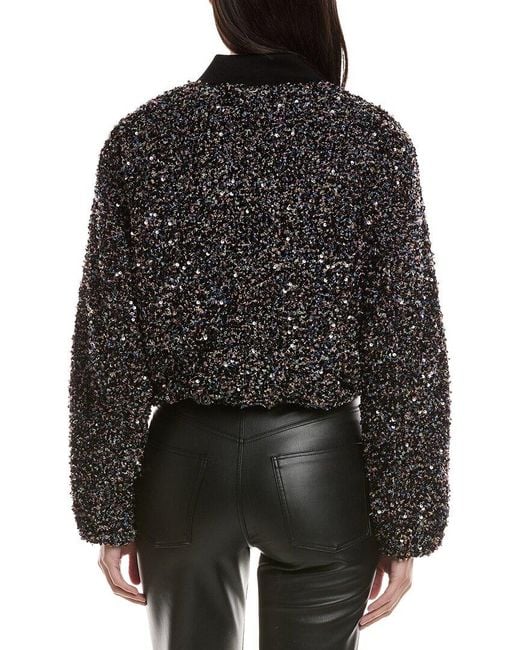 Rag & Bone Black Samira Bomber Jacket
