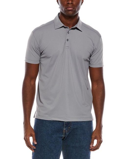 Vintage 1946 Gray Chromo Knit Polo Shirt for men