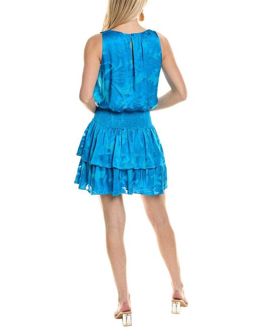 Ramy Brook Blue Dawson Mini Dress