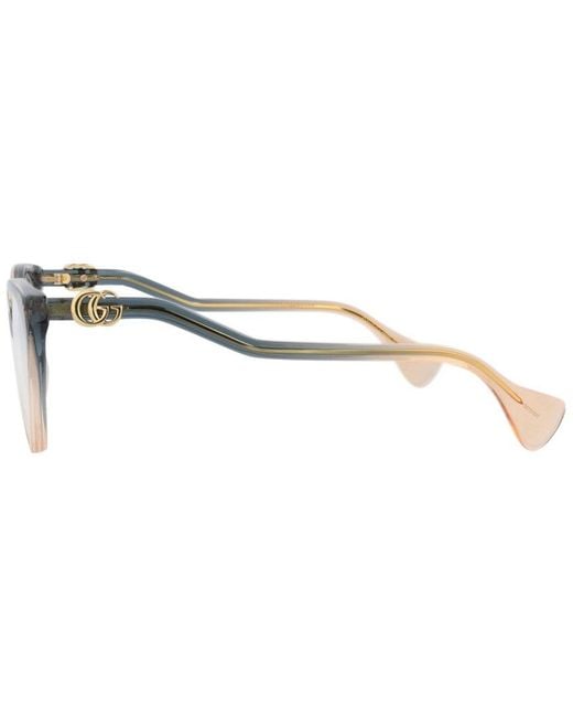 Gucci Metallic 55Mm Optical Frames