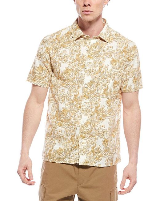 Billy Reid Natural Relaxed Fit Shirt for men