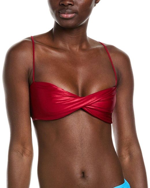 Devon Windsor Red Zola Bikini Top