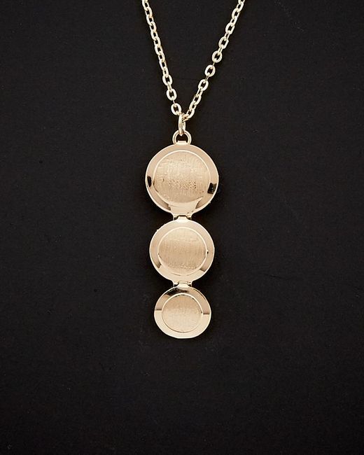 Italian Gold Black 14k Graduated Disc Adjustable Necklace