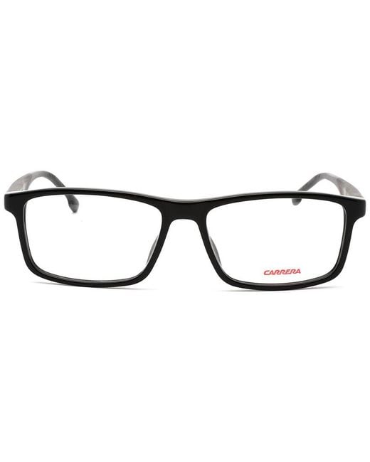 Carrera Black 57Mm Optical Frames for men