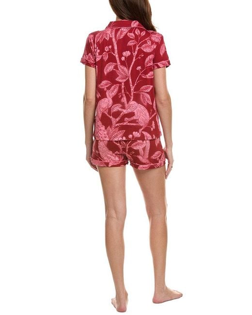 Tart Collections Red 2pc Dixie Pajama Set
