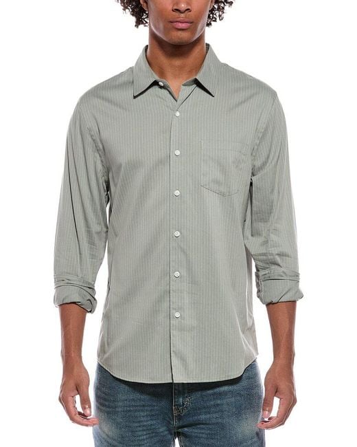 Vince Gray Bateman Stripe Shirt for men