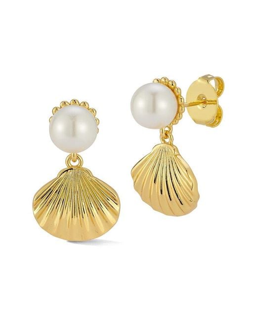 Glaze Jewelry Metallic 18K Plated Dangle Earrings
