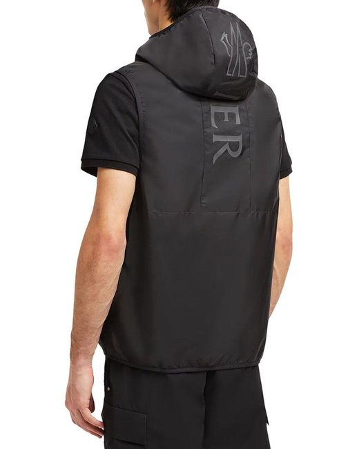 Moncler Black Vest for men