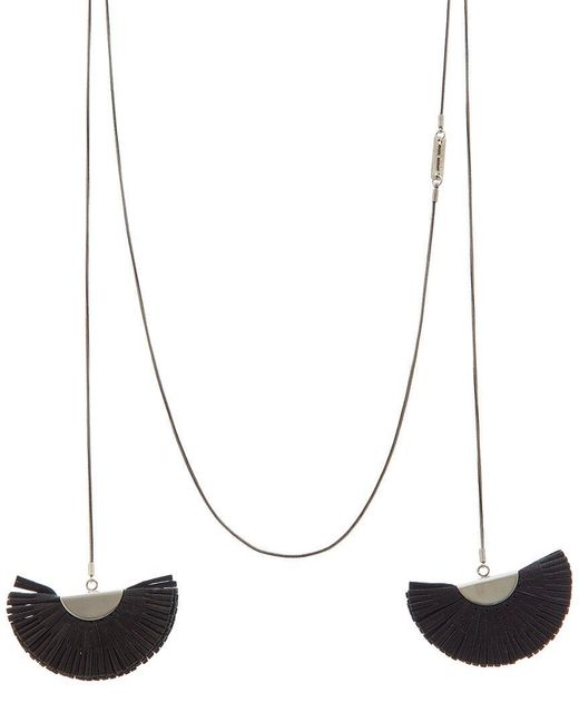 Isabel Marant White Wrap Necklace