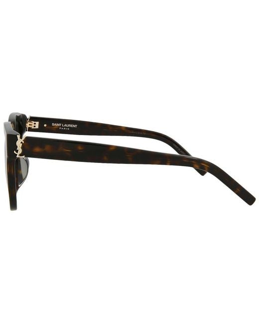 Saint Laurent Black Slm40fn 55mm Sunglasses