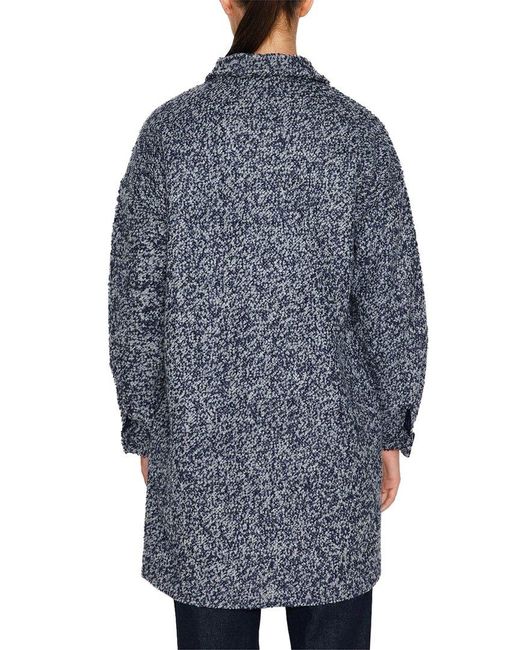 Trendyol Blue Wool-blend Coat