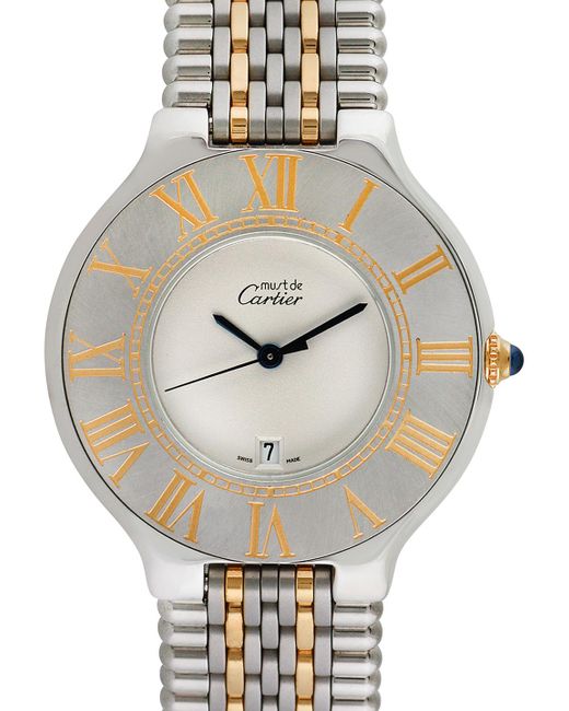 Cartier Metallic Must De Cartier 21 Watch, 34mm