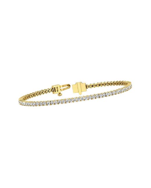 Lab Grown Diamonds White 14K 3.56 Ct. Tw. Lab-Grown Diamond Tennis Bracelet