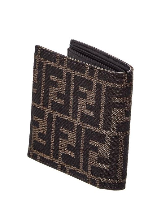 Fendi Black Ff Card Case for men