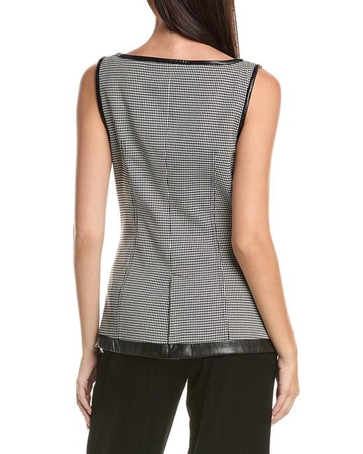 Jonathan Simkhai Gray Cressida Button Top