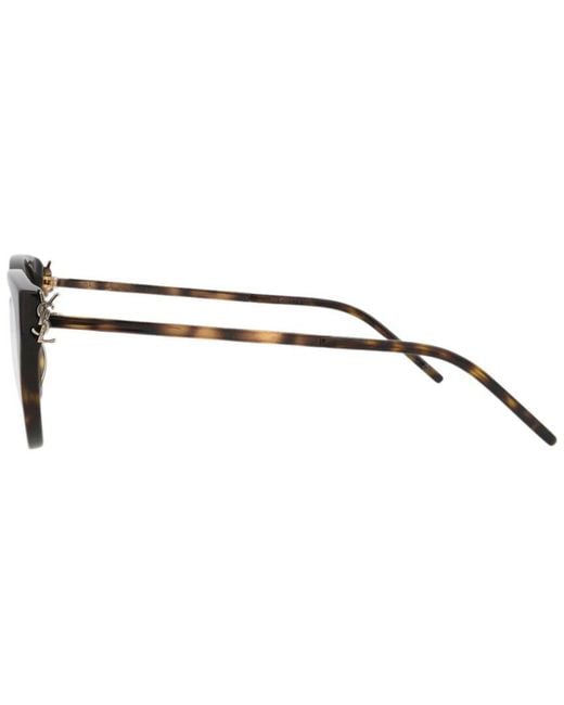Saint Laurent Metallic Gucci 52Mm Optical Frames
