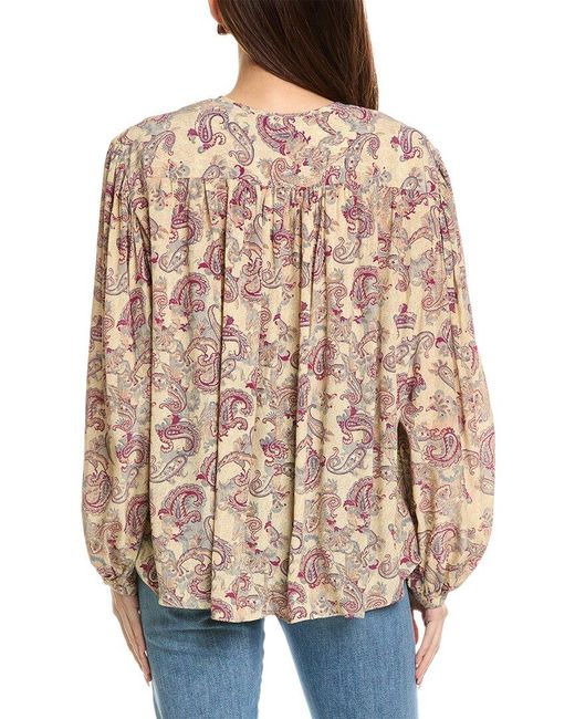 Isabel Marant Natural Isabel Marant E'Toile Banessa Silk Blouse