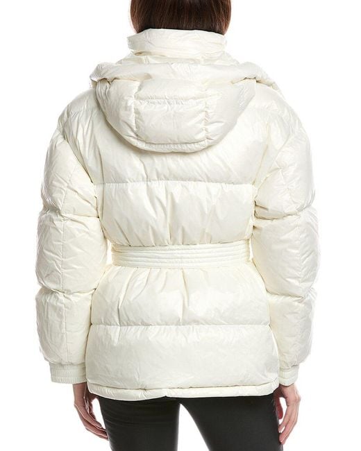 Perfect Moment Natural Maya Quilted Hooded Down Ski Jacket