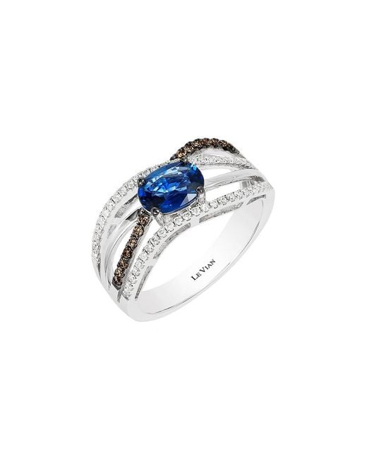 Le Vian Blue Le Vian 14k 0.98 Ct. Tw. Diamond & Sapphire Ring