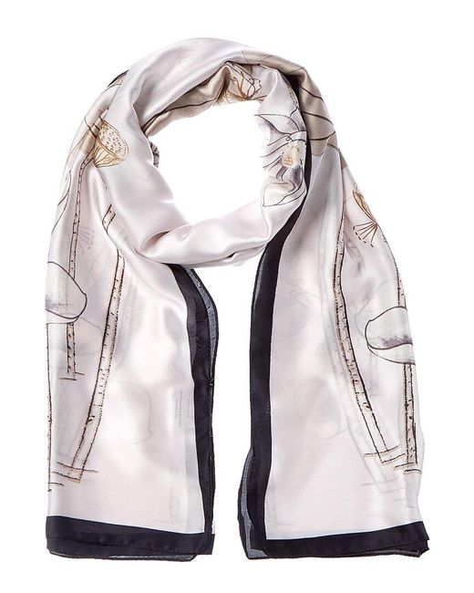 La Fiorentina Natural Printed Scarf
